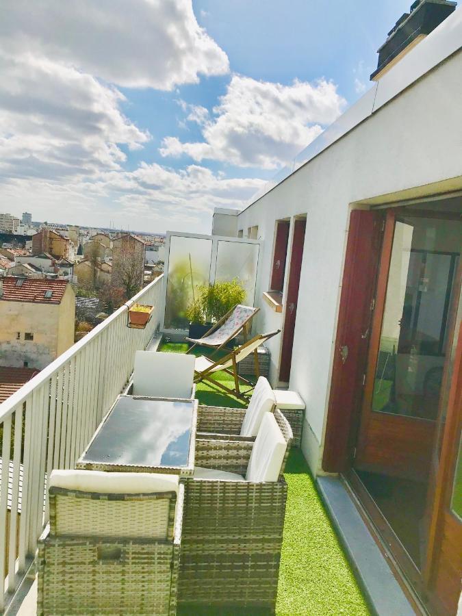 Superior Apartment - Last Floor With Nice View - Next To Metro Croix De Chavaux Line 9 Montreuil  Buitenkant foto